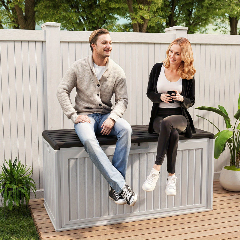 Heavy-Duty Outdoor Storage Box for Cushions and Tools