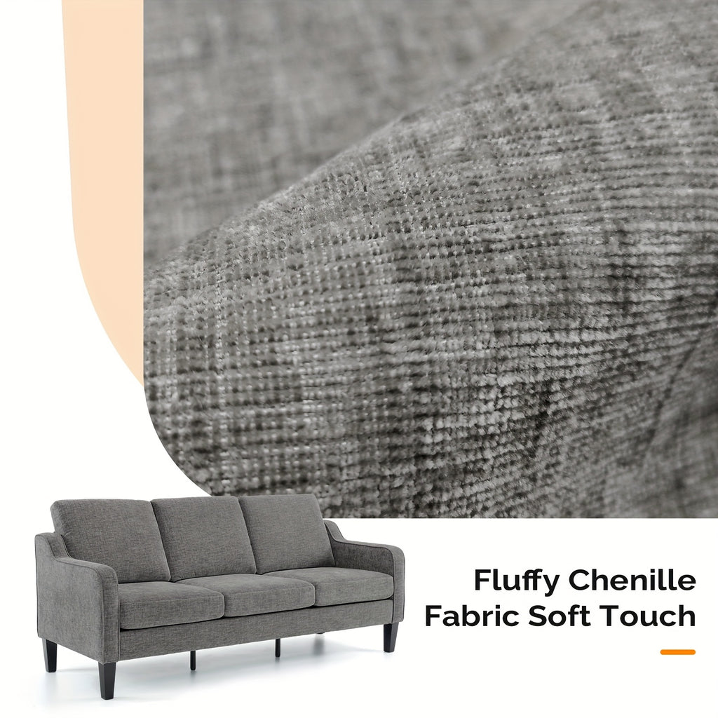 Bonnlo Comfy Chenille Sofa for Modern Living Room Spaces