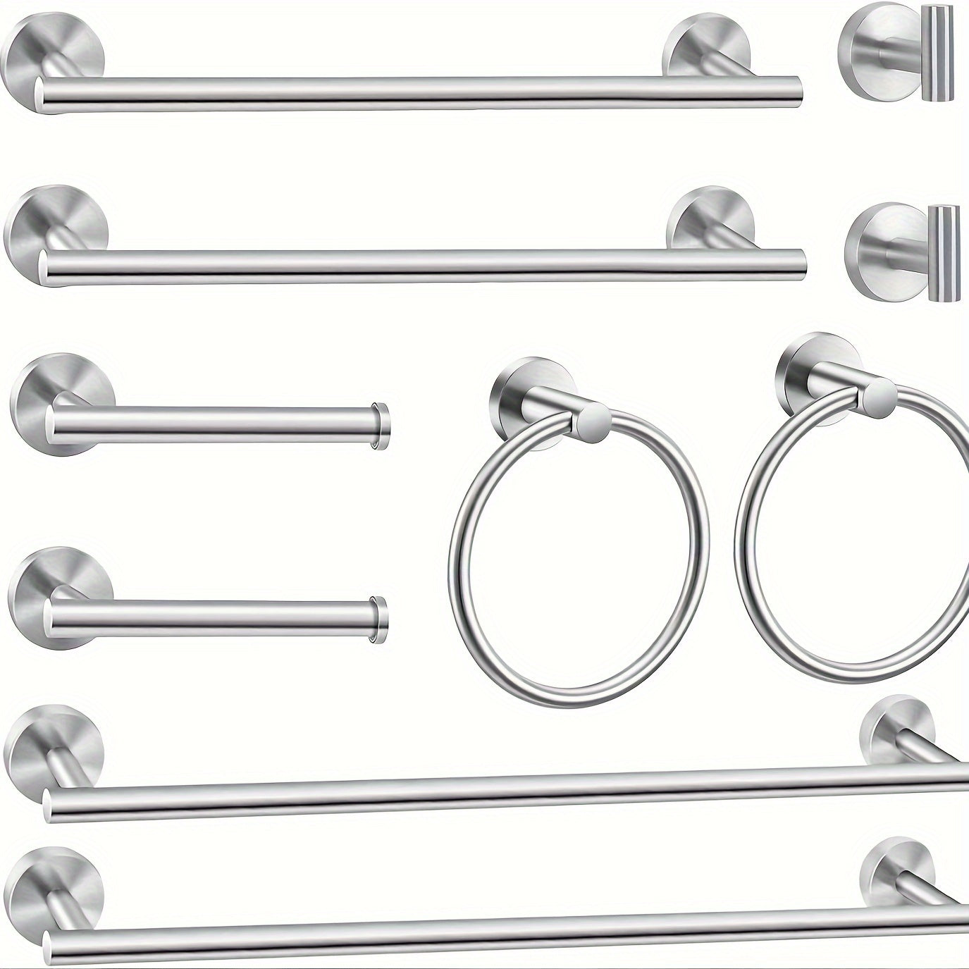 Modern 10 Piece Bathroom Accessory Set for Stylish Home Decor