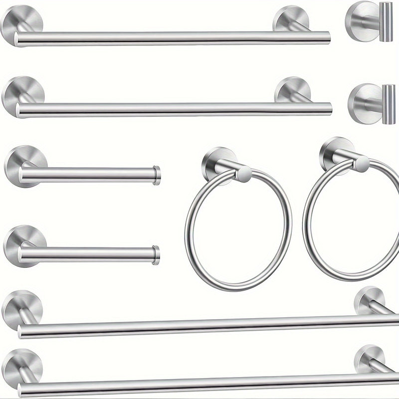 Modern 10 Piece Bathroom Accessory Set for Stylish Home Decor