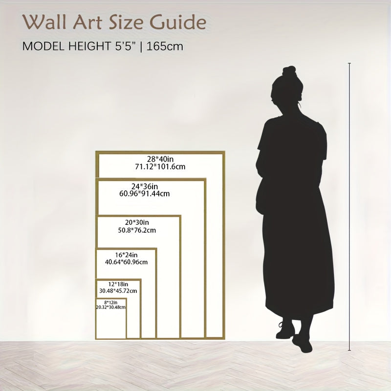 Mirrors and Frames/Modern Zen Canvas Wall Art for Stylish Home Decor