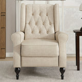 LUXOAK Mid Century Tufted Wingback Recliner Chair for Comfort