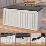 Heavy-Duty Outdoor Storage Box for Cushions and Tools