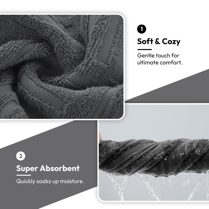 Premium Cotton Bath Towel Set for Ultimate Comfort and Absorbency