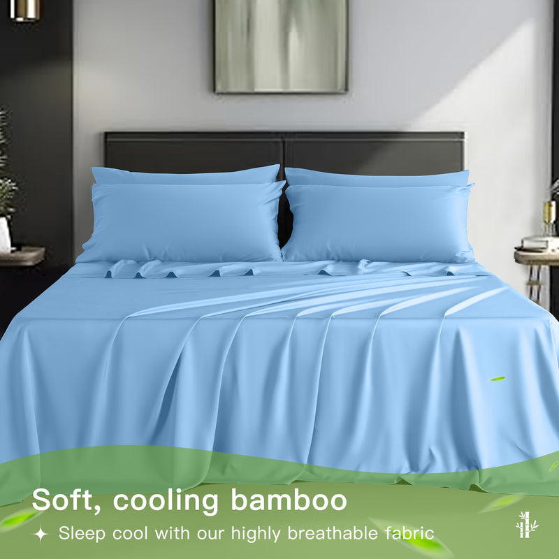 Luxury Bamboo Bed Sheets Set for Ultimate Comfort and Breathability